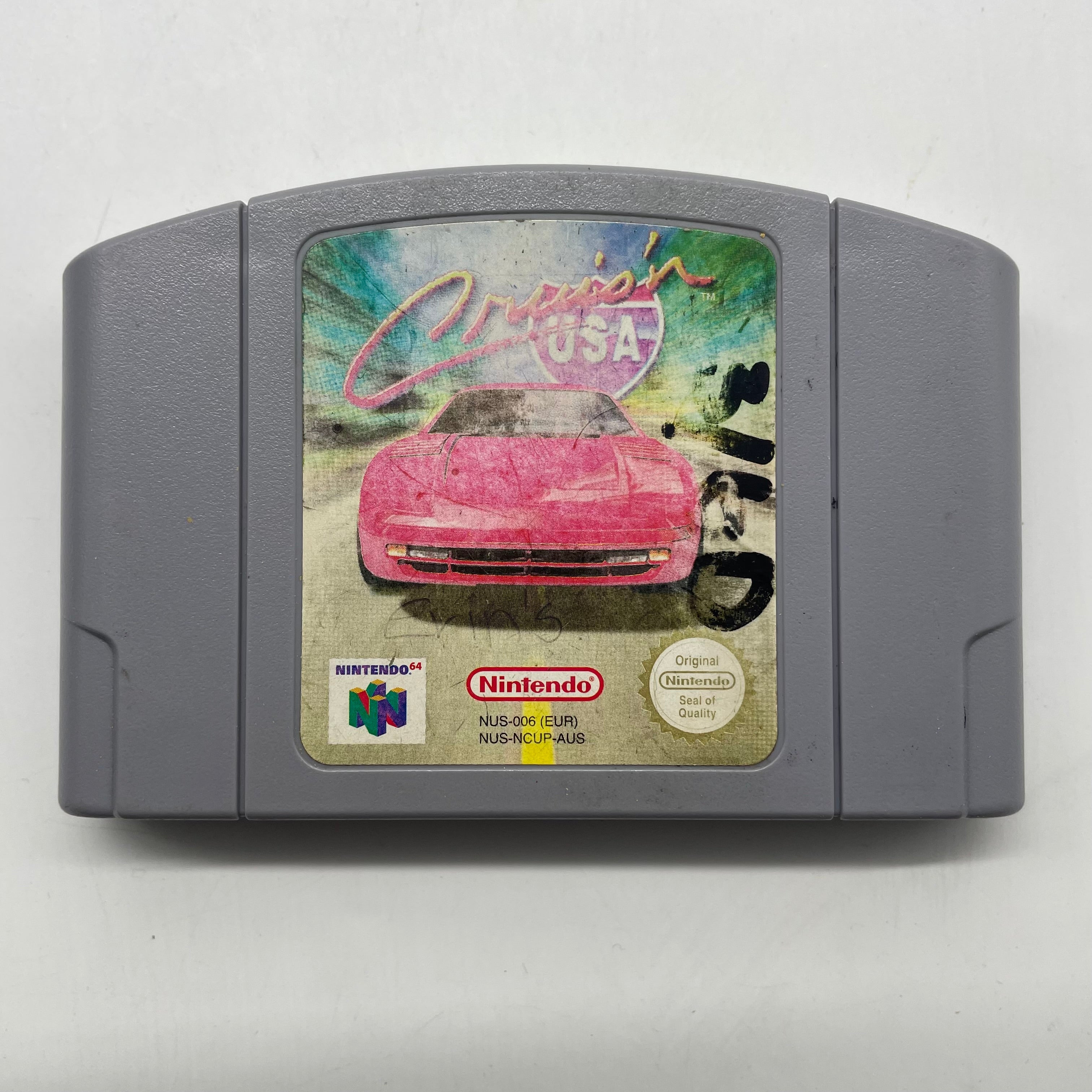 Cruis'n USA Nintendo 64 N64 Game Cartridge - Classic Racing Video Game for Retro Gaming Enthusiasts - Perfect for Nostalgic Gaming Nights and Collectors