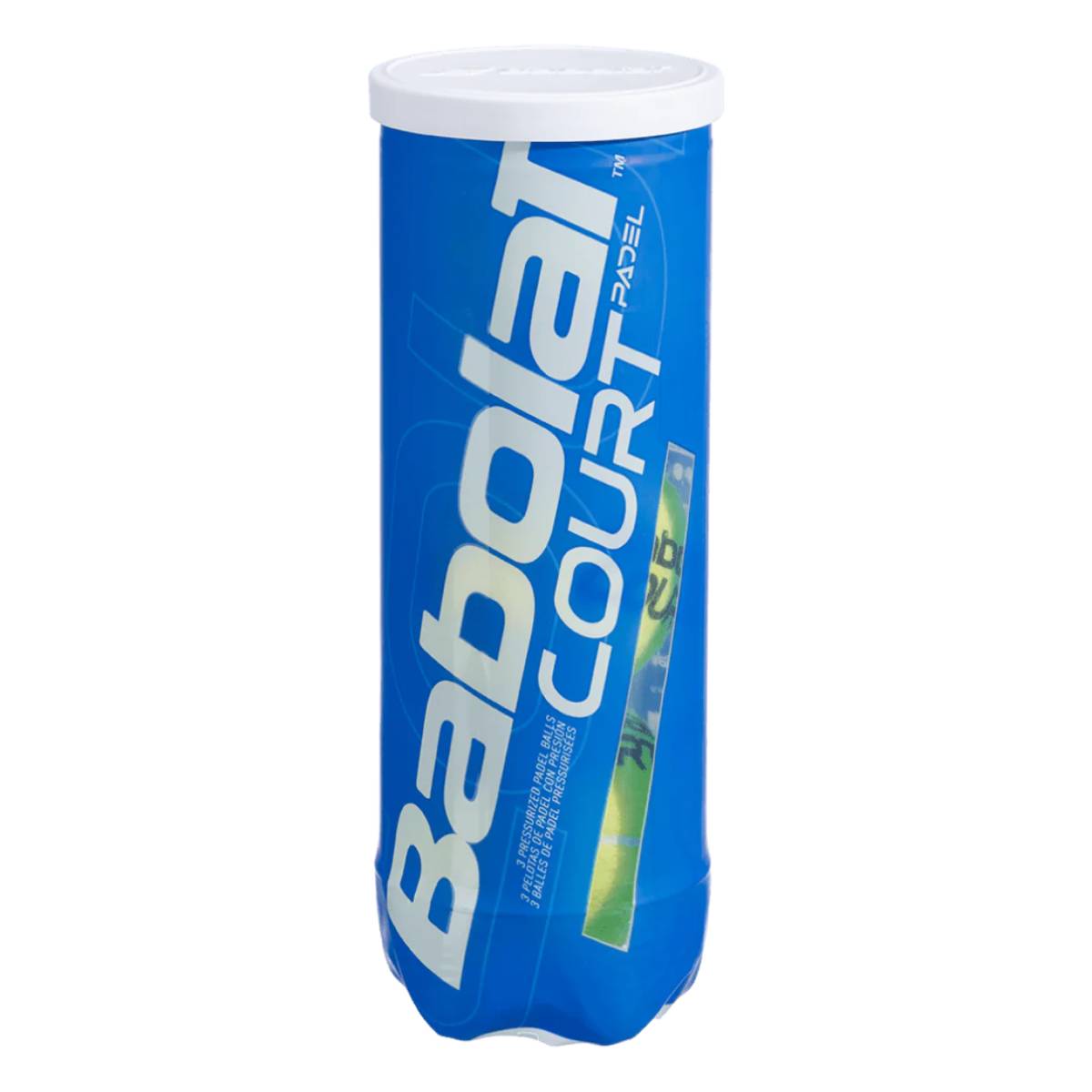 Babolat Court Padel X3 Tennis Balls - 3 Ball Can | Premium Padel & Tennis Balls for Competitive Play & Training