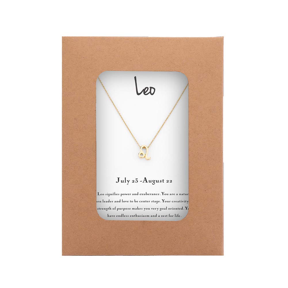 Zodiac Necklace for Women - Personalized Horoscope Constellation Pendant Jewelry, Perfect Astrology Birthday Gift for Her | Ideal for Daily Wear, Special Occasions & Gift Giving