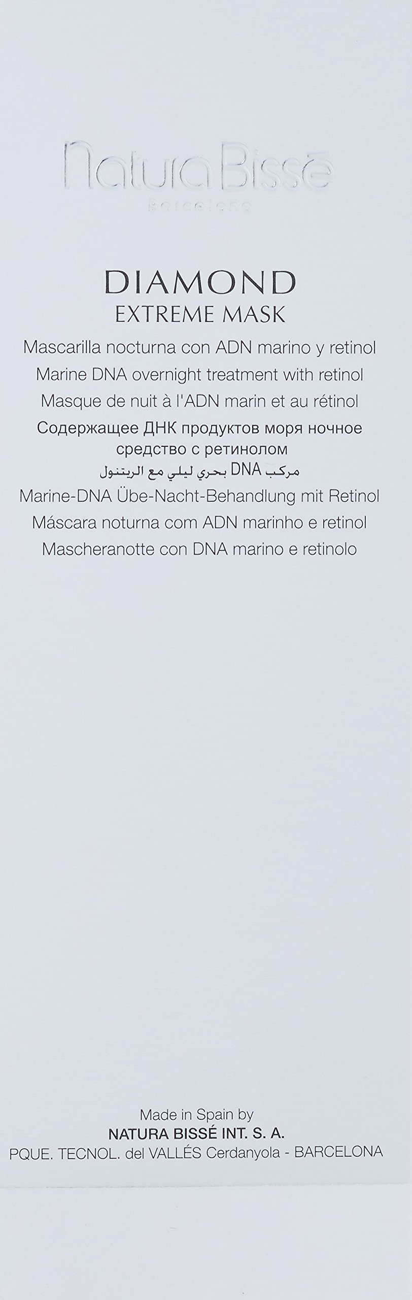 Natura Bissé Diamond Extreme Overnight Retinol Mask - Hydrating, Firming & Revitalizing Face Treatment for All Skin Types | 2.5 Oz | Anti-Aging Night Mask for Glowing Skin & Wrinkle Reduction
