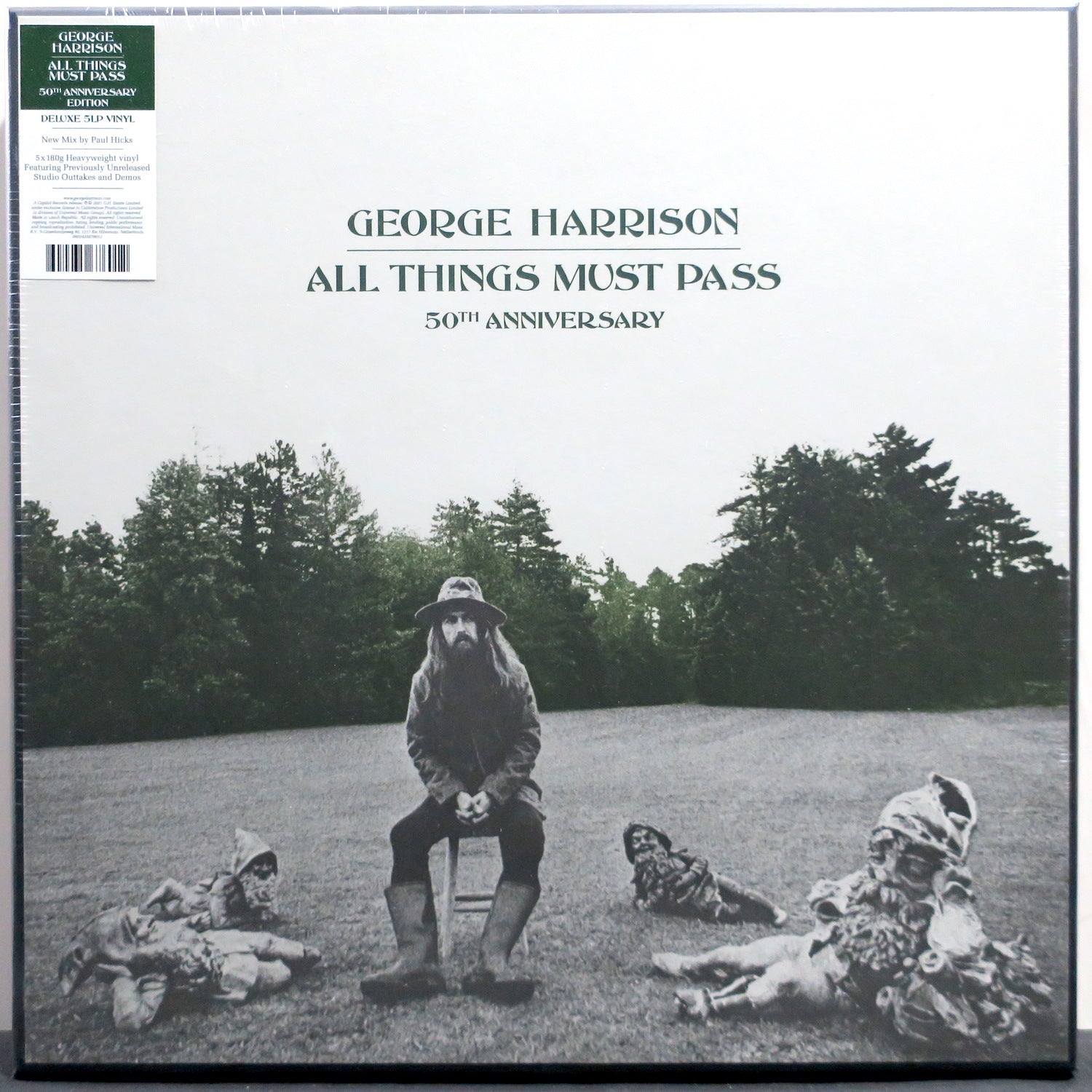 George Harrison 'All Things Must Pass' 50th Anniversary Edition - 180g Vinyl 5LP Box Set with Rare Outtakes & Demos | Perfect for Record Collectors and Beatles Fans