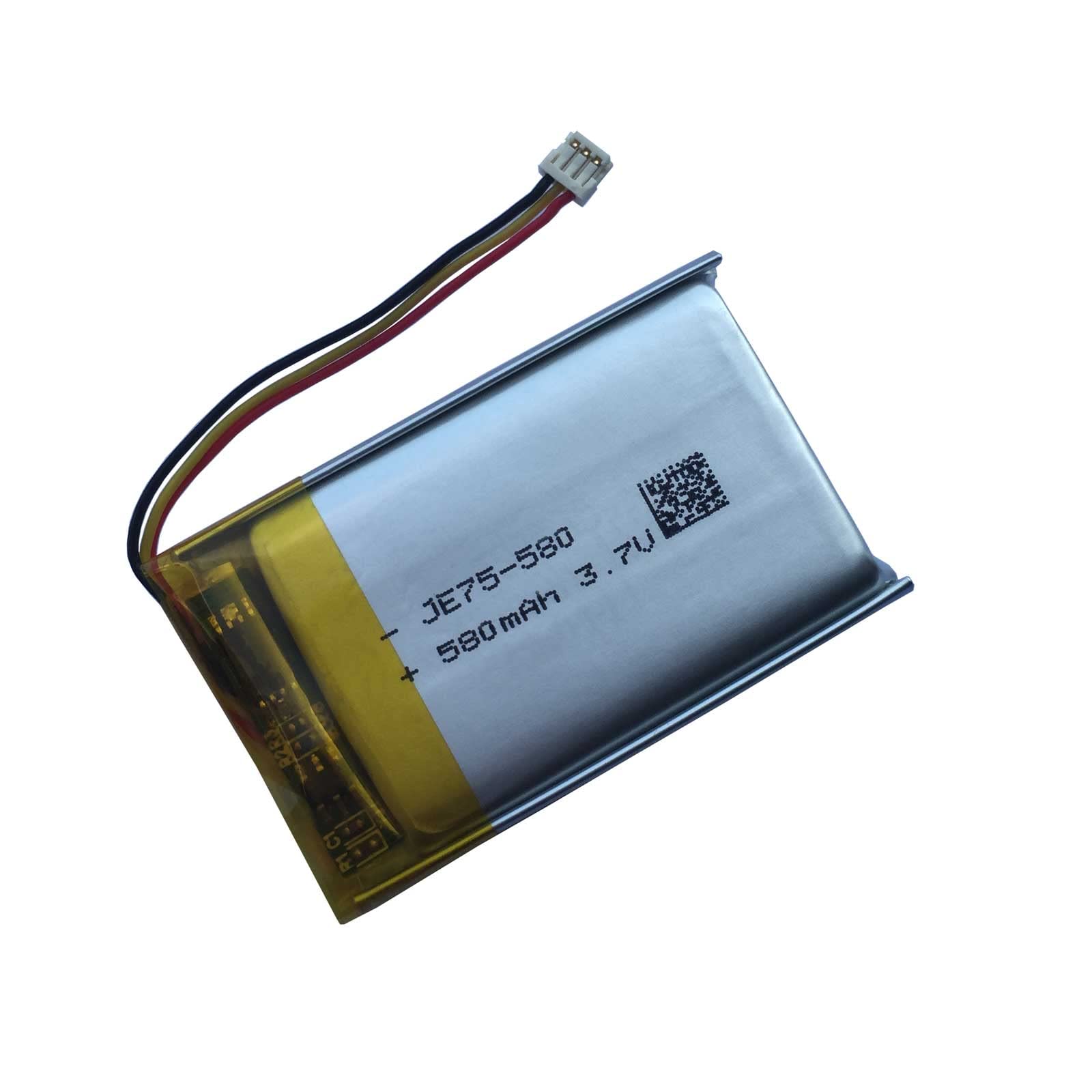 580mAh 3.7V LiPo Replacement Battery for Jabra Evolve 75/75 UC/75 SE Bluetooth Headset - AHB572535PST Compatible - Perfect for Office, Remote Work & Video Conferencing