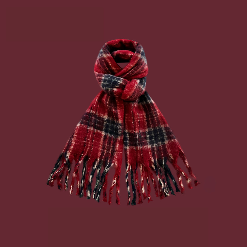 Rainbow Mohair Scarf - Soft & Warm Winter Accessory for Women & Men - Perfect for Cold Weather, Outdoor Activities & Fashion Styling