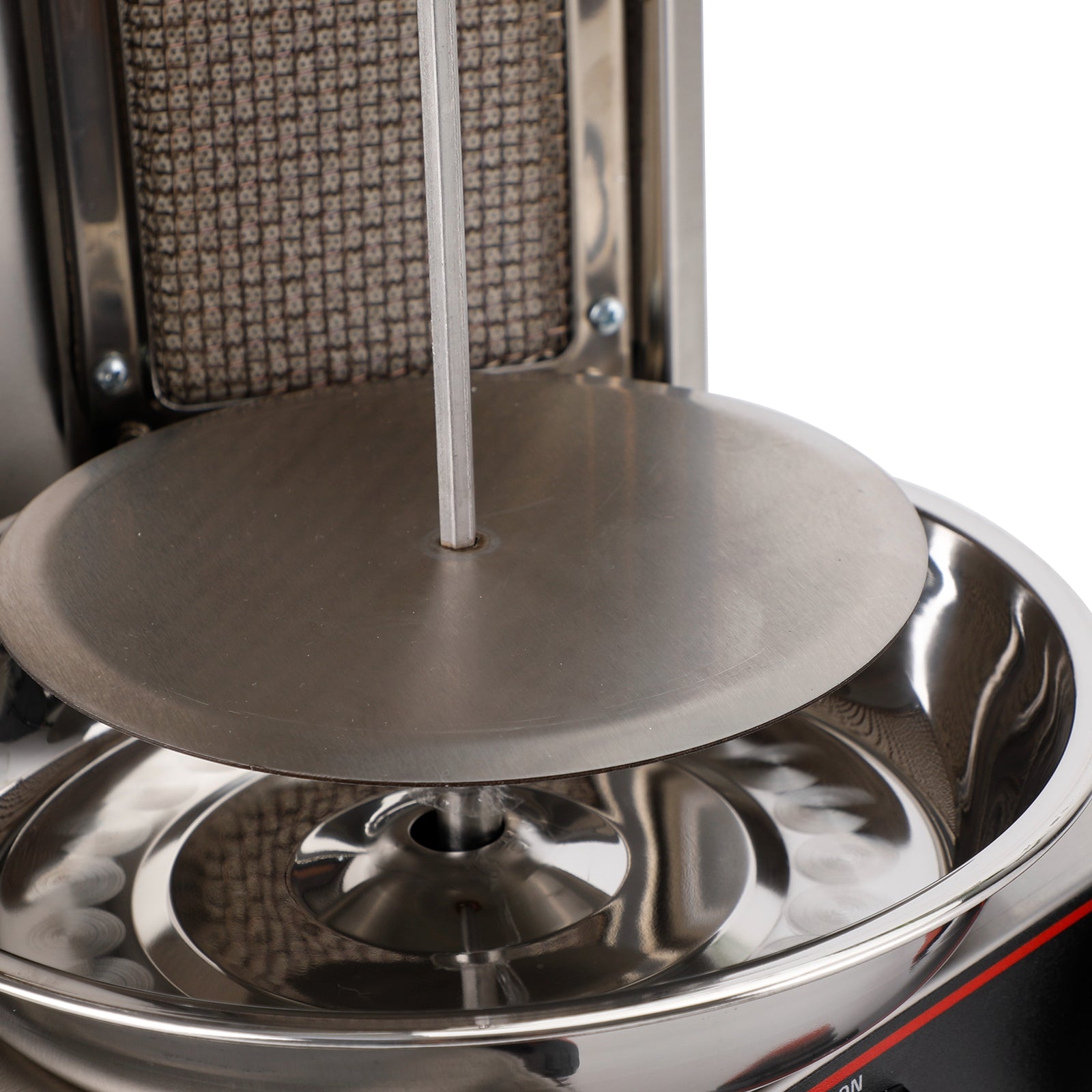 110V Commercial Spinning Doner Kebab Grill Machine - Gas Vertical Broiler Shawarma Rotisserie for Restaurant & Food Truck - Perfect for Gyro, Kebabs & Middle Eastern Cuisine