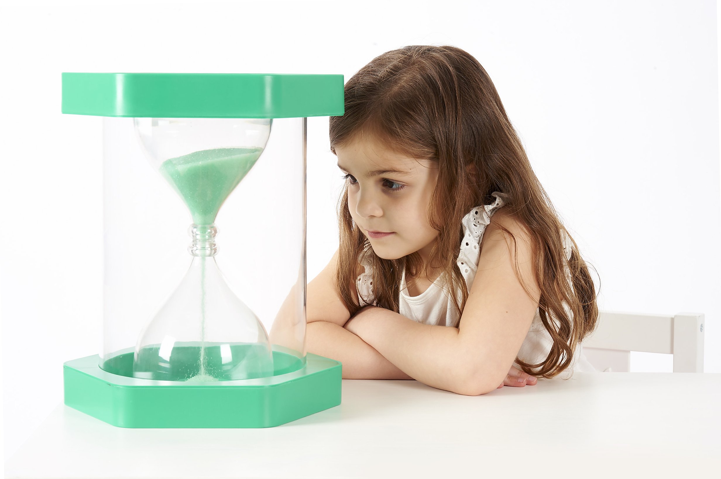 TickiT 9506 Giant Clearview 1-Minute Sand Timer - Large Visual Timer for Classroom, Kitchen, Therapy & Kids Activities - Perfect for Time Management & Sensory Play