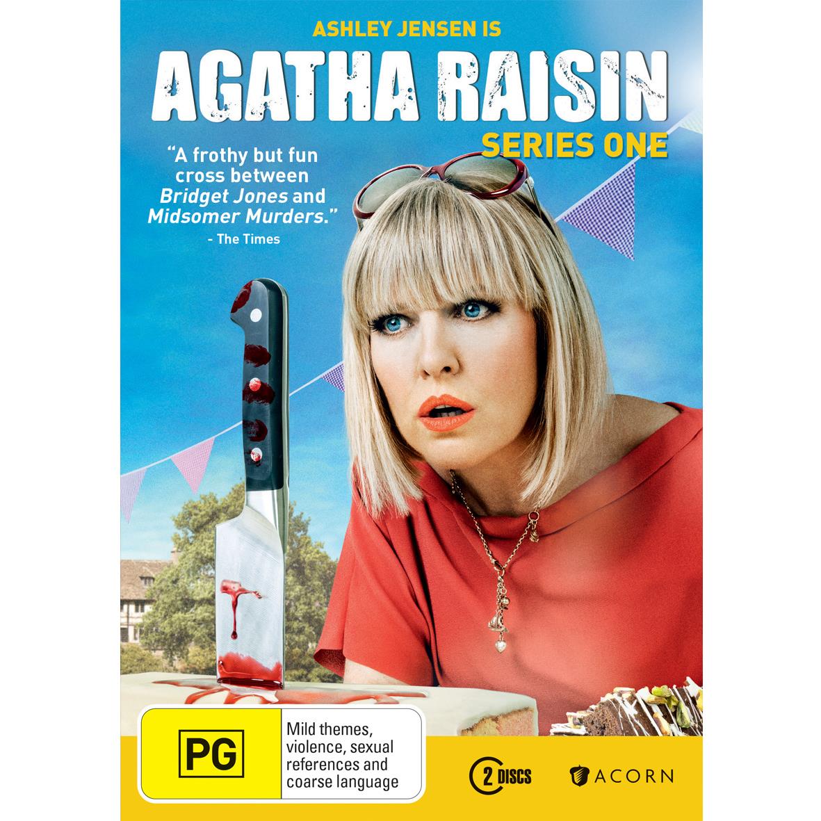 Agatha Raisin Season 1 DVD | British Mystery Comedy TV Series | Perfect for Mystery Lovers & Cozy Night In
