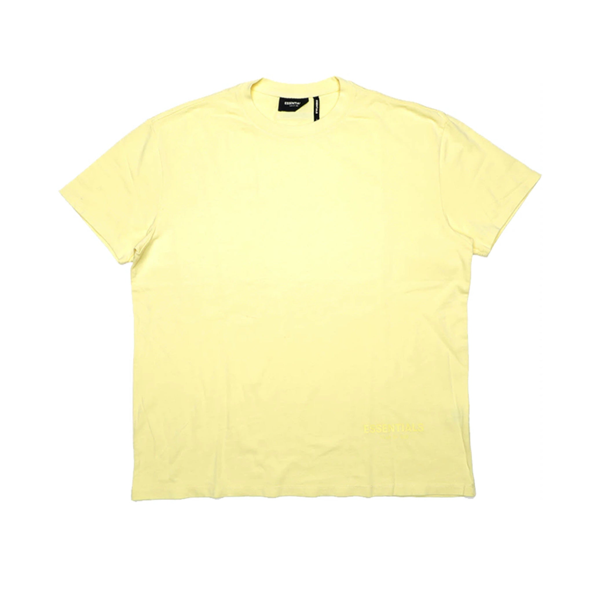 Fear of God Essentials Lemonade Boxy T-Shirt for Men | Oversized Fit Cotton Tee | Streetwear Fashion | Perfect for Casual Wear & Summer Outfits