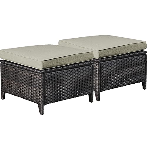 Brown Wicker / Beige Cushion