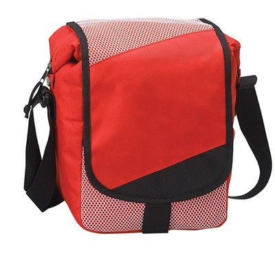 Premium 12 Can Sideline Picnic Cooler Set of 2 - Insulated Red Outdoor Cooler for Camping, Beach, Tailgating & BBQs - Portable Beverage Chiller for Sports Events & Family Gatherings