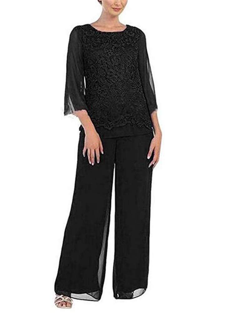 Elegant Plus Size Women's 2-Piece Mother of The Bride Pantsuit for Weddings, Formal Events & Special Occasions