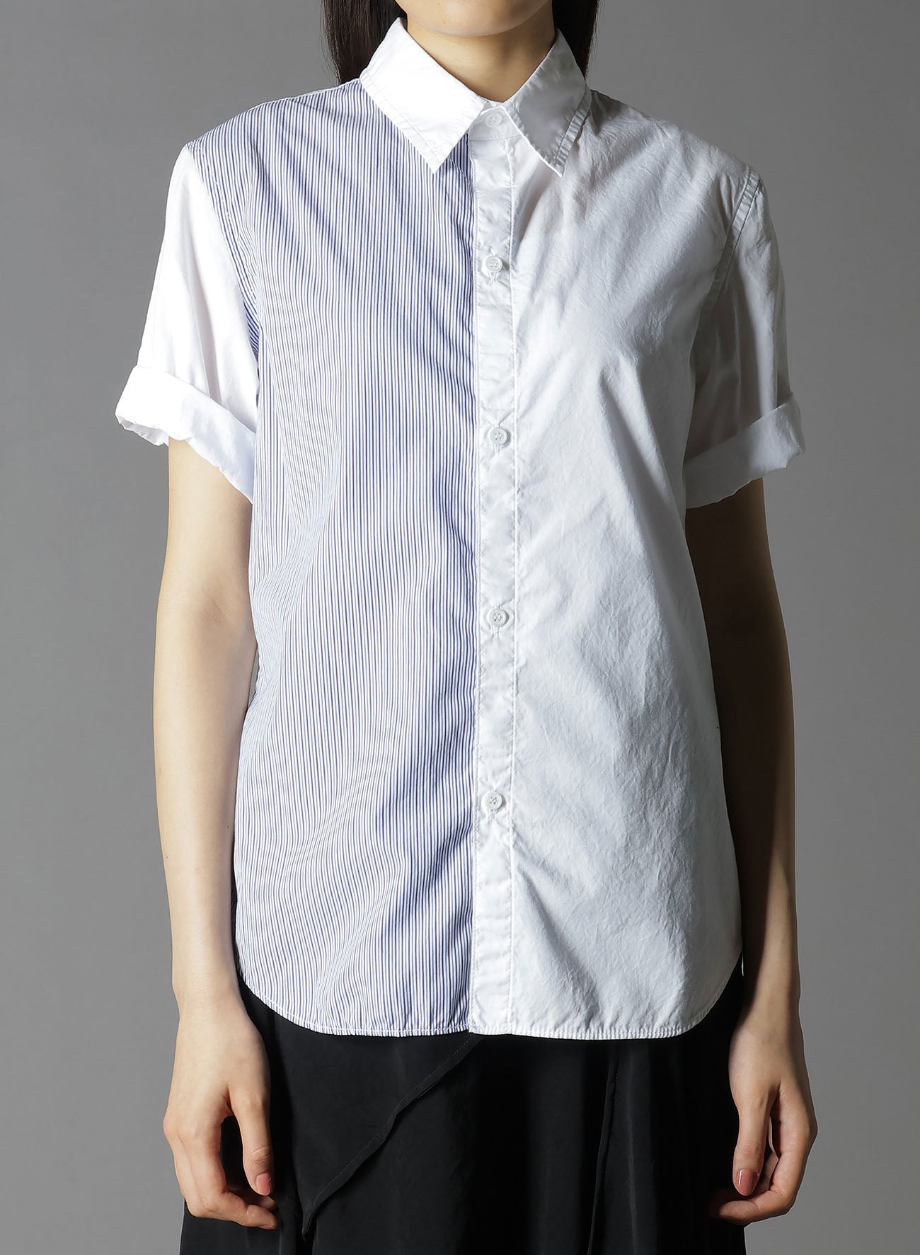 Premium Cotton Broad Stripe Short Sleeve Shirts for Men - Casual Summer Button Down Tops - Perfect for Office, Beach & Outdoor Activities