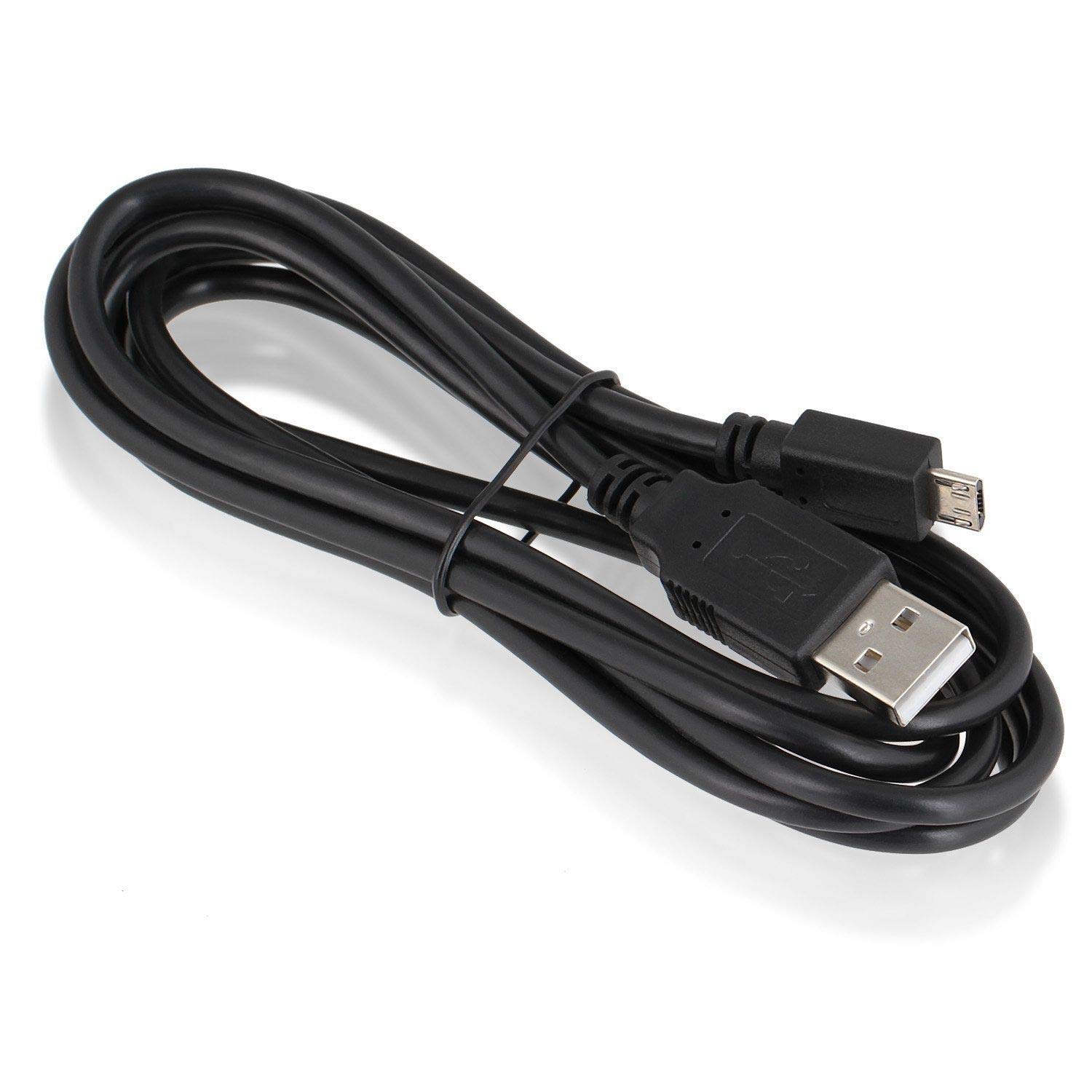 Premium 2X Charging Cable for PS4 Controller - 1.8m Micro USB Cable Compatible with Playstation 4 & DualShock 4 - Fast Charge & Play with Hi-Speed USB 2.0 - Durable Black Gaming Accessory for Home & Travel Use