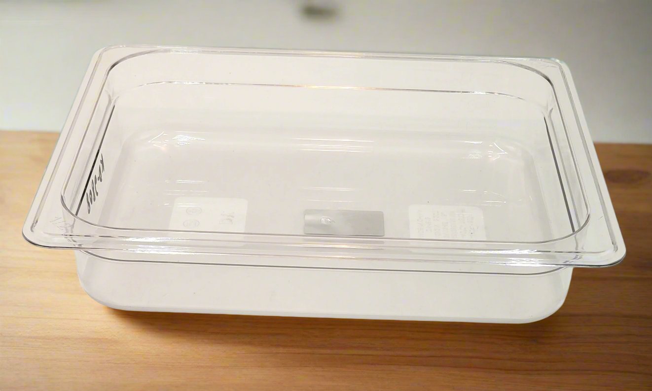 13x10.5x3 Inch Clear Plastic Storage Pan with Lid - 3 Liter Capacity - Perfect for Kitchen Organization, Baking, and Food Storage