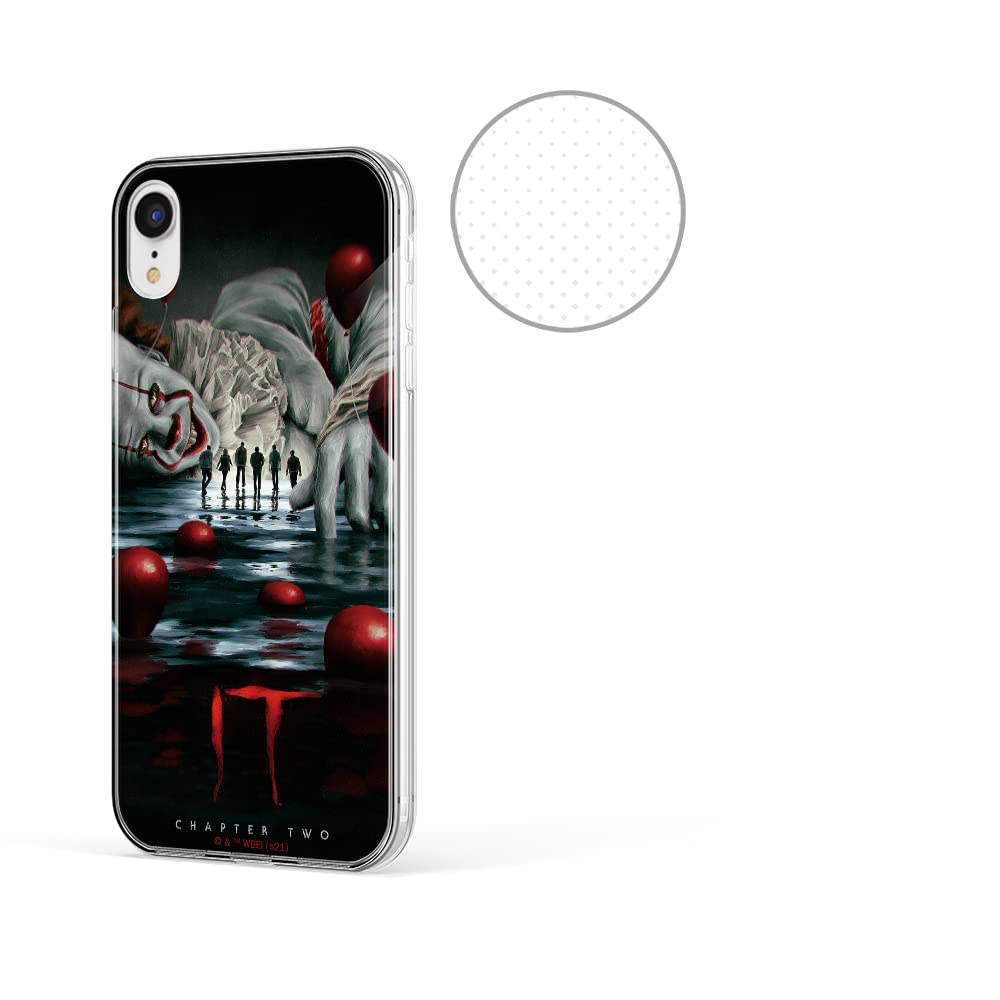 ERT GROUP Officially Licensed Horror Pattern iPhone XR Phone Case - Shockproof TPU Cover with Perfect Fit | Ideal for Halloween, Cosplay & Horror Fans