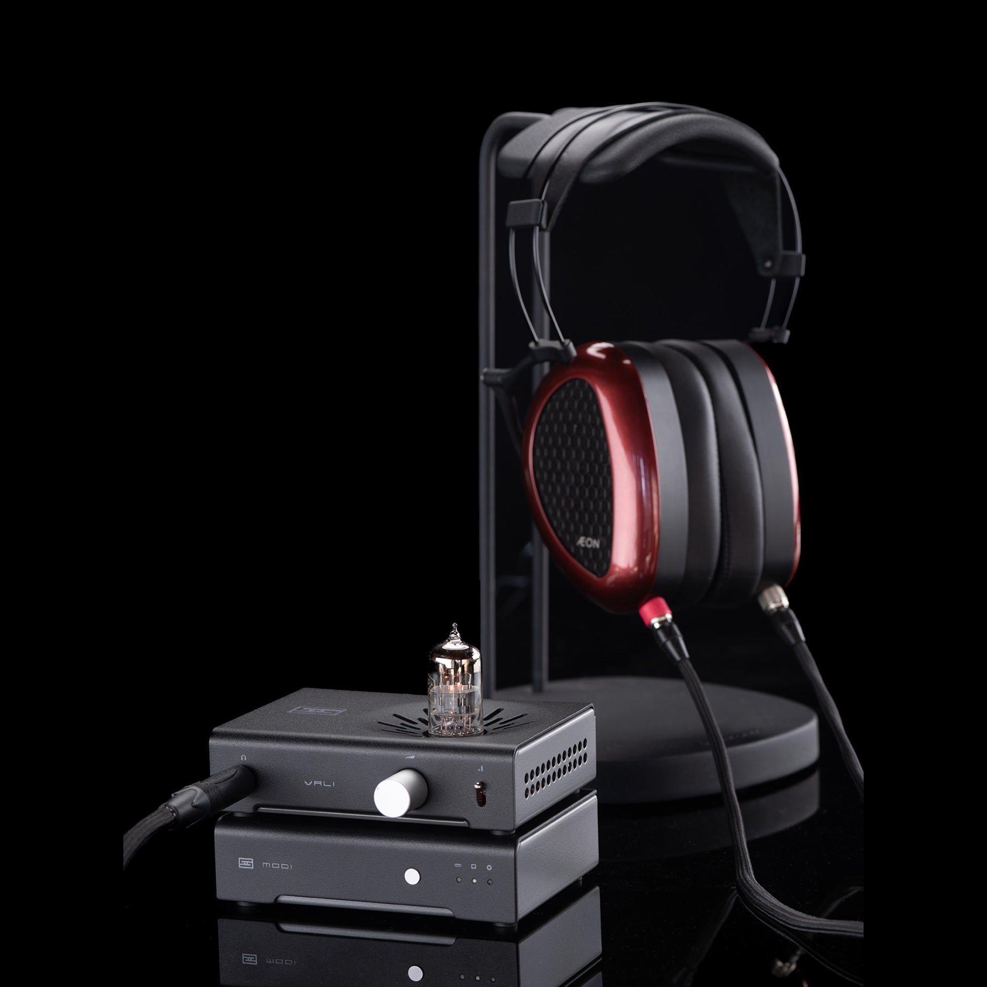 Schiit Audio Vali 3 Hybrid Tube Headphone Amplifier - High-Performance Audio for Home Studio, Gaming & Music Listening