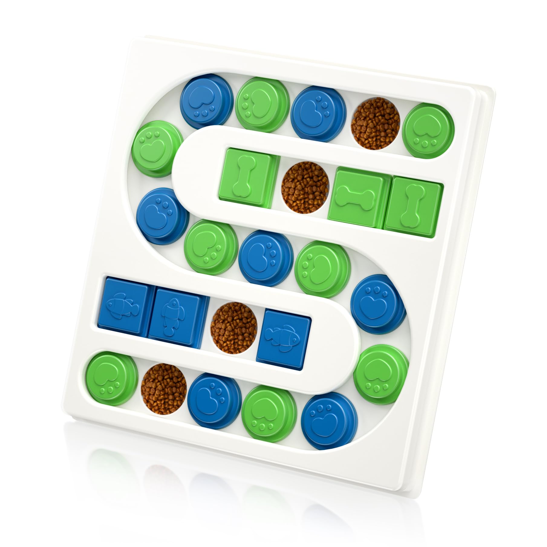 Interactive Dog Puzzle Toys for IQ Training & Mental Enrichment - Slow Feeder Treat Dispenser for Small Medium Large Dogs - Perfect for Boredom Relief & Indoor Playtime