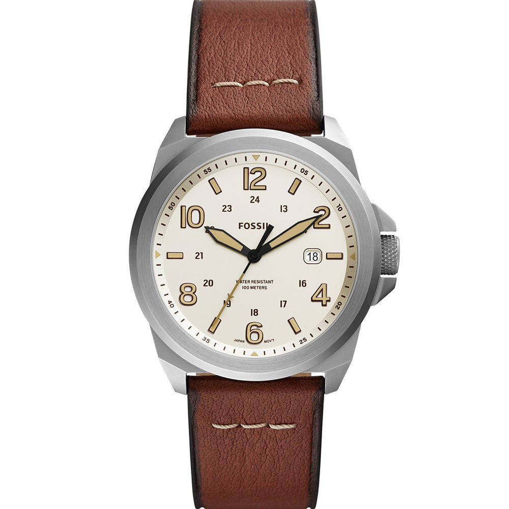 Fossil Bronson FS5919 Men's Stainless Steel Chronograph Watch - Perfect for Business, Casual & Formal Wear