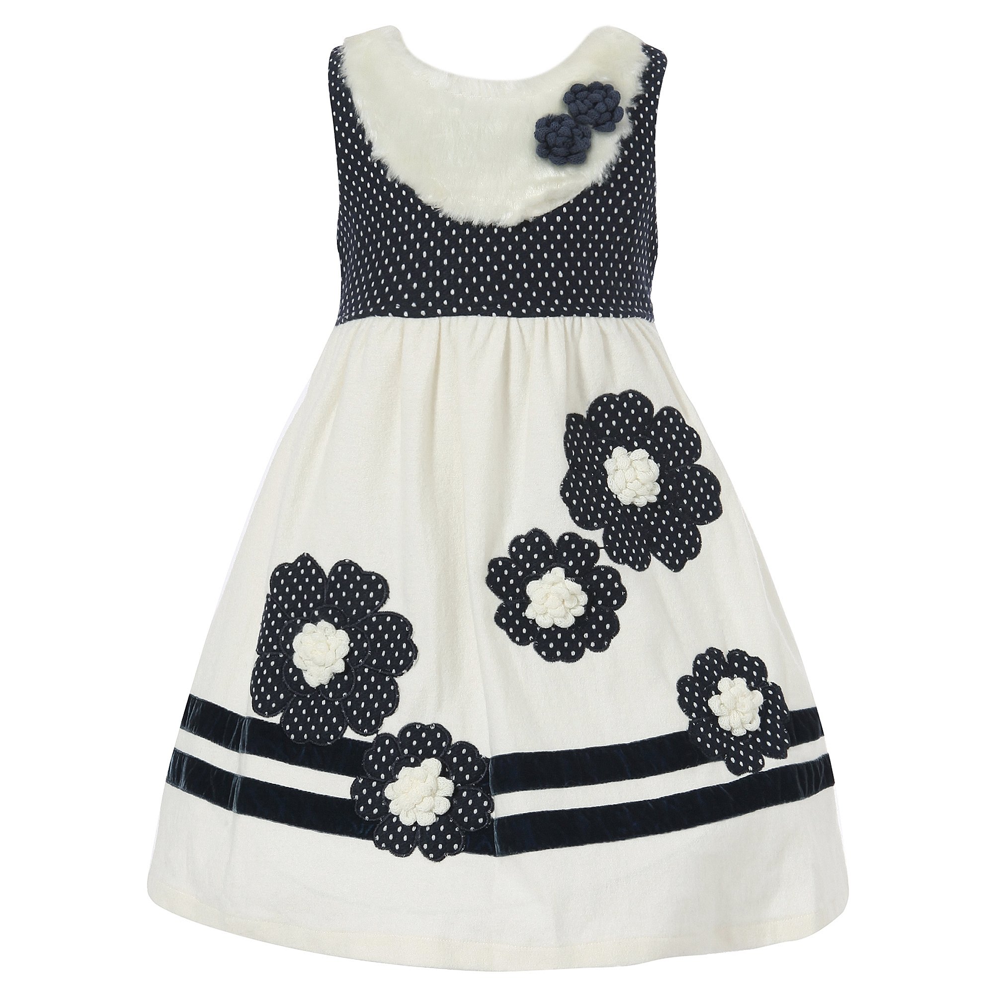 Richie House RH1144 Embroidered Crochet Dress for Big Girls - Perfect for Parties, Weddings & Special Occasions