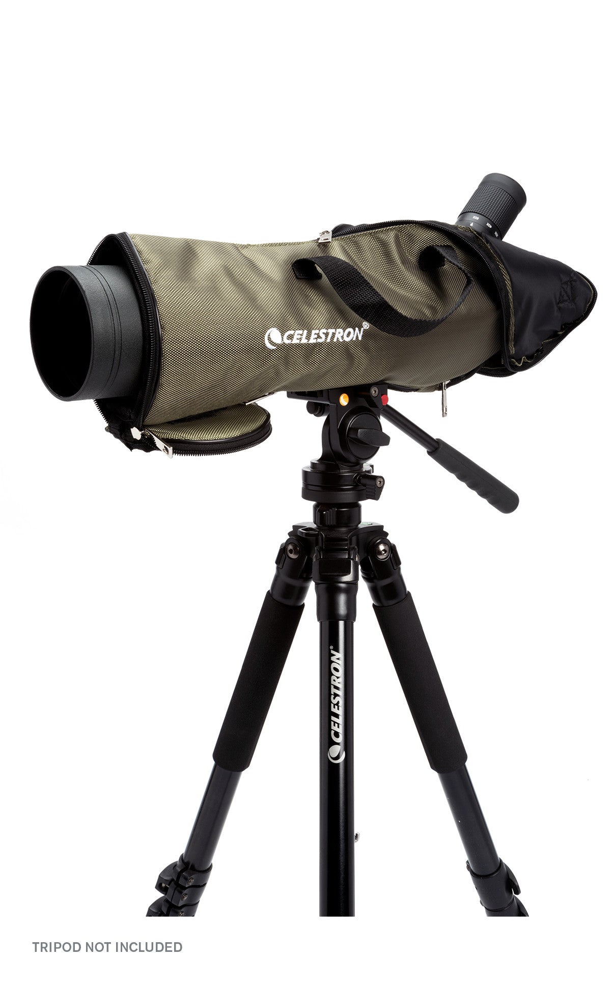 TrailSeeker 20-60x80mm Angled Zoom Spotting Scope for Hunting, Bird Watching & Outdoor Adventures - High Power Magnification for Long Range Viewing