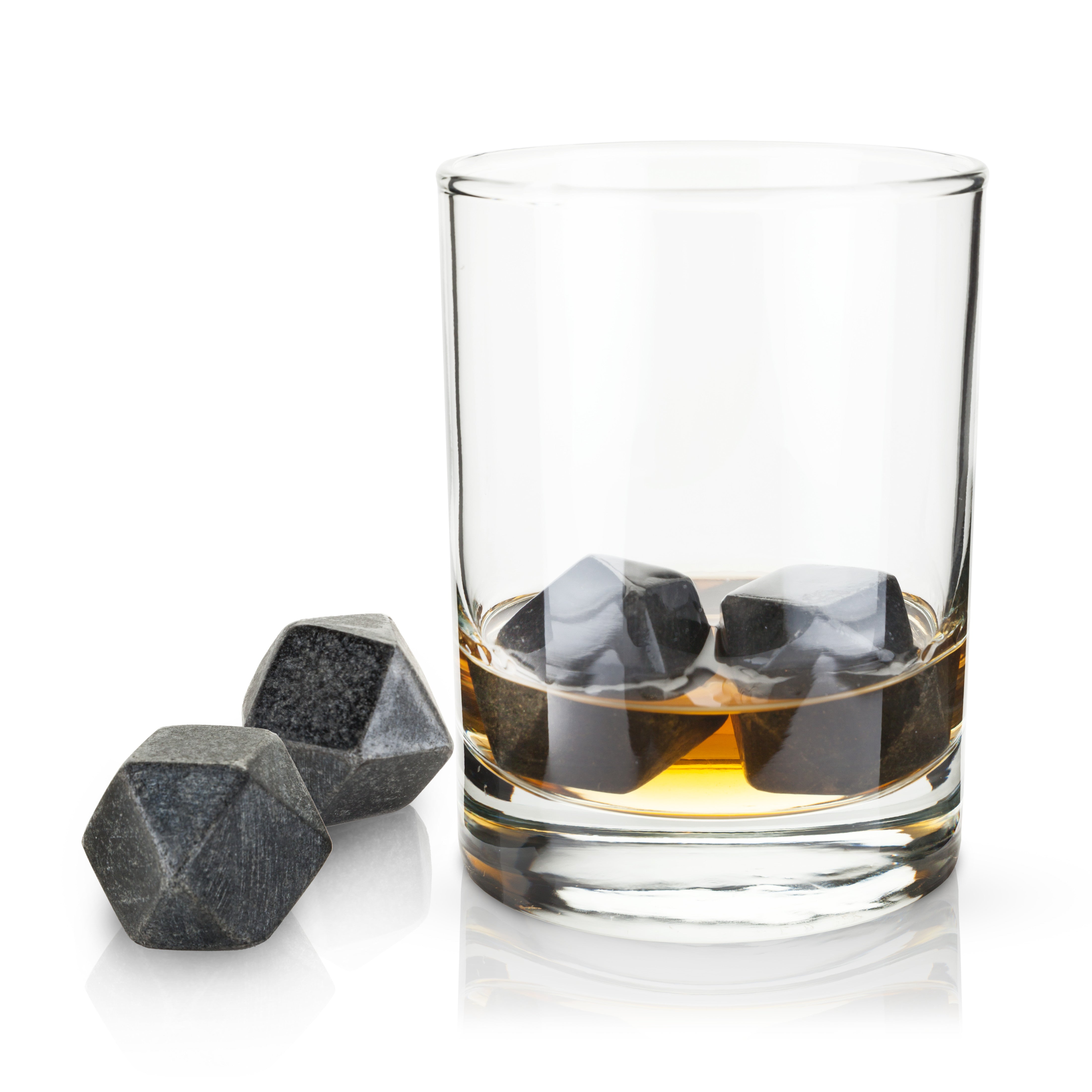 Premium Basalt Hexagon Stones Set of 4 - Natural Massage Hot/Cold Therapy Rocks for Spa, Facial, and Relaxation Treatments