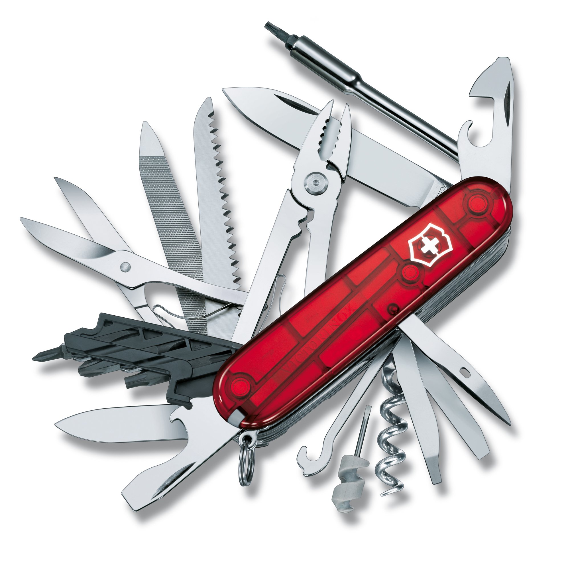 Victorinox Swiss Army Knife Cyber Tool L - 39 Functions Multi-Tool with Blade & Mini Screwdriver (1.5mm) | Perfect for Camping, Hiking & DIY Projects