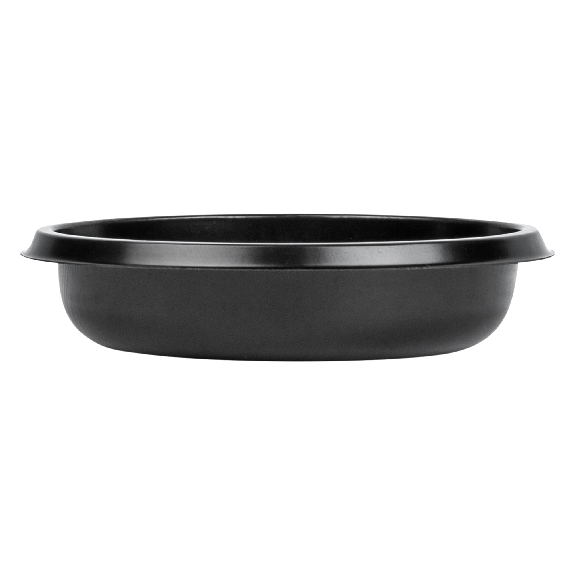 Bento Tek 2 oz Round Black Plastic Sauce Dishes - 3 x 3 x 0.75 Inch Small Condiment Containers - Pack of 1000 - Perfect for Restaurants, Catering, Sushi Bars & Meal Prep