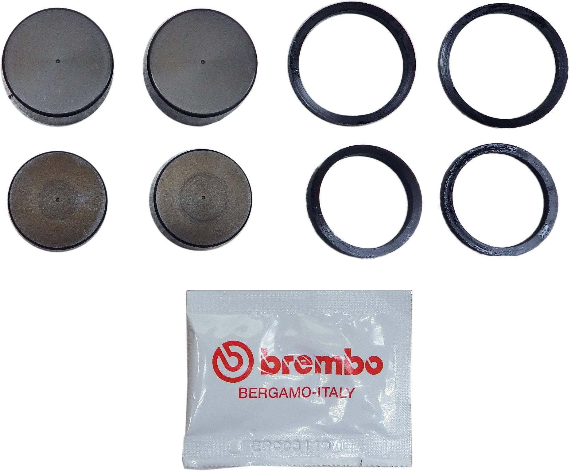 Brembo Racing 40mm Brake Caliper Piston & Seal Kit - High Performance Brake Repair Parts for Motorcycles & Sports Cars - Perfect for Track Days & Racing Upgrades