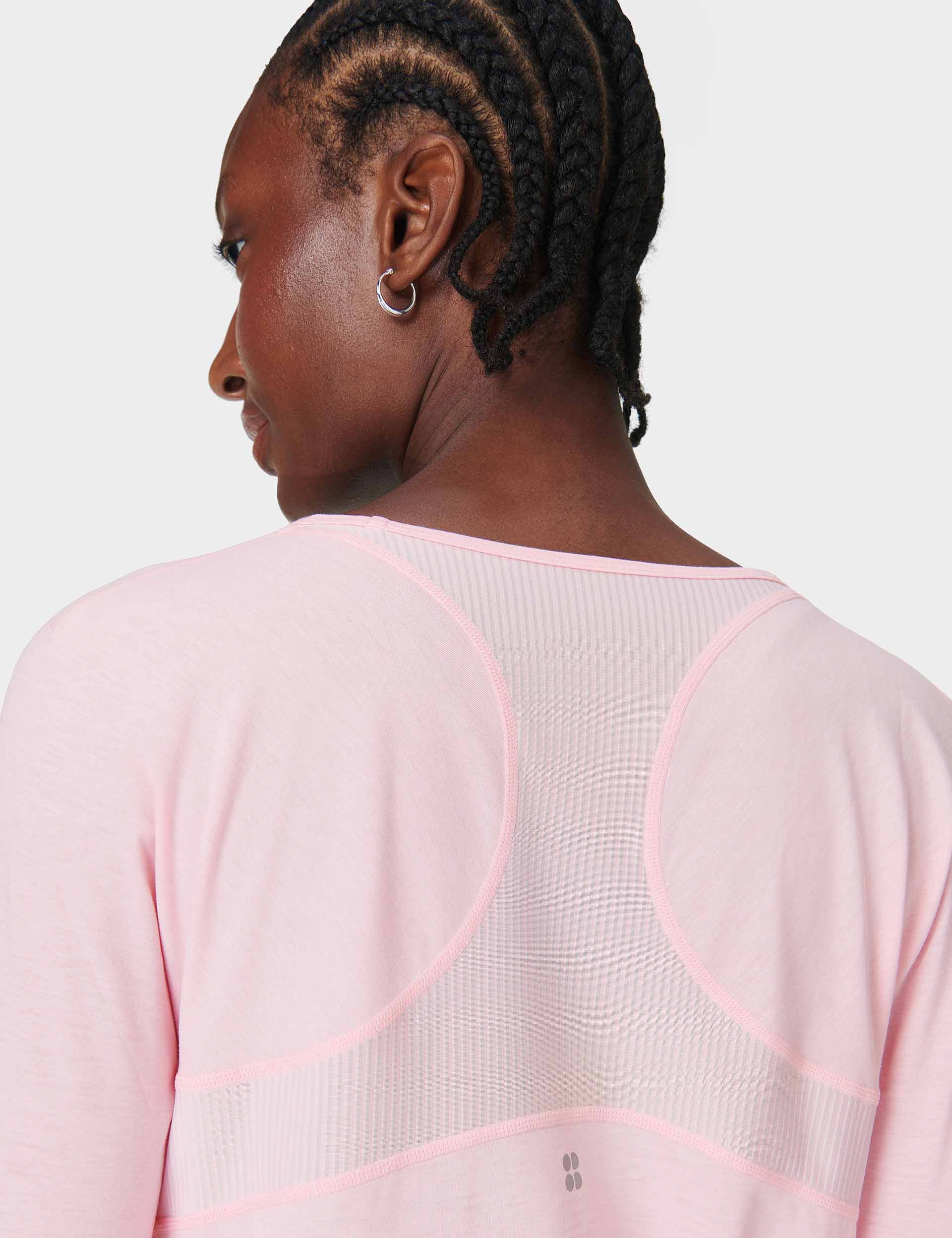 Breathe Easy Running Long Sleeve Top for Women - Moisture Wicking Athletic Shirt in Nerine Pink | Perfect for Jogging, Gym Workouts & Outdoor Activities