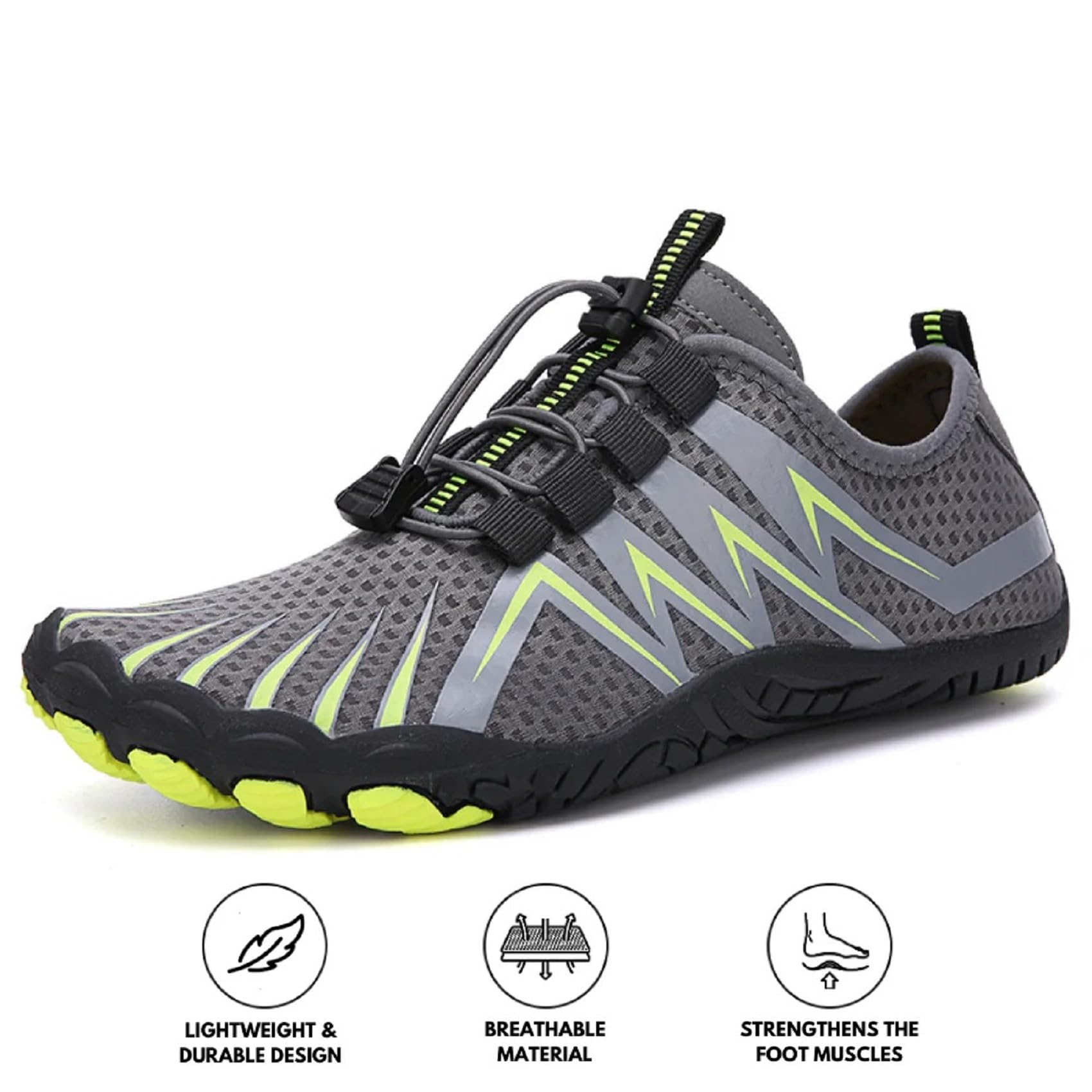 Panthera Max - Lightweight Barefoot Shoes for Men & Women | Non-Slip, Quick-Dry & Breathable | Wide Toe Box Design | Perfect for Running, Walking & Outdoor Activities | Unisex Fashion Sneakers