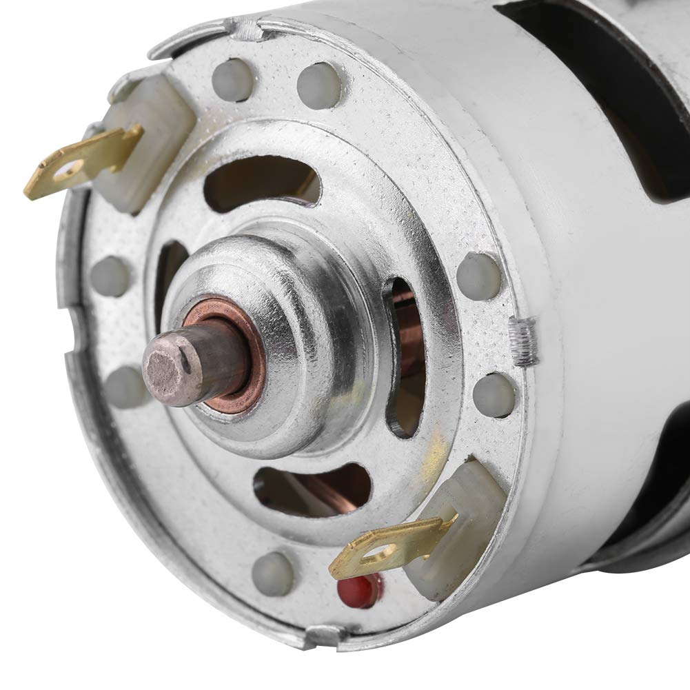 12V 0.32A 60W 3500RPM High Power Metal DC Brush Motor for Electric Tools, Fans & Cleaners - Perfect for DIY Projects, Home Appliances and Industrial Equipment