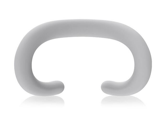 Apple Vision Pro Silicone Eye Mask - Sweat Proof & Light Leakage Proof VR Face Pad Cover, Replaceable Accessories (Red) - Perfect for Gaming, VR Workouts & Extended VR Sessions