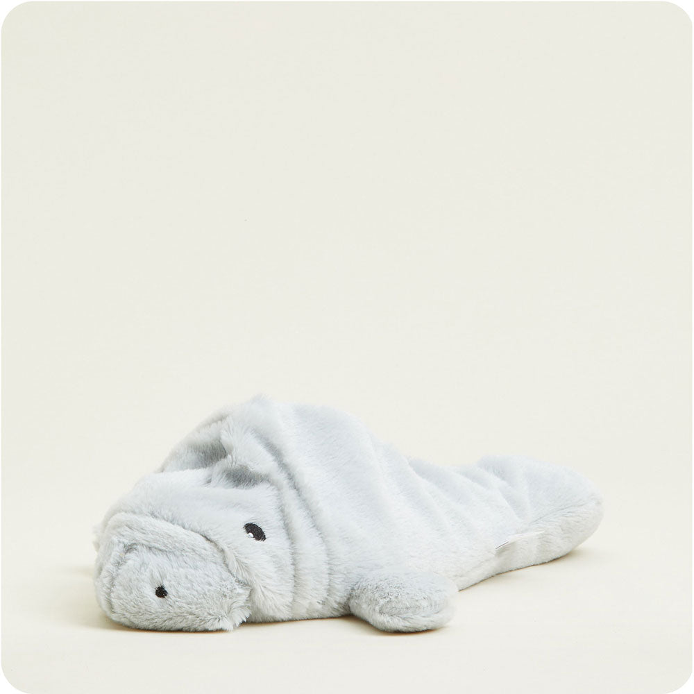 Weighted Heated Manatee Stuffed Animal - Warmies Plush Toy for Stress Relief & Comfort | Perfect for Anxiety, Sleep Aid, and Relaxation at Home or Office