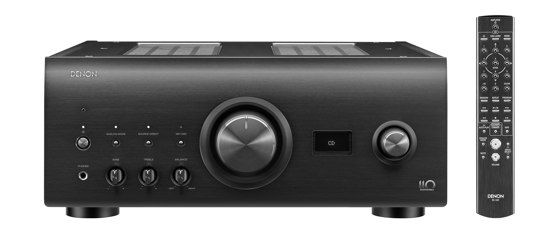Denon PMA A110 110th Anniversary Edition Integrated Stereo Amplifier - Premium Hi-Fi Audio for Home Theater & Music Listening