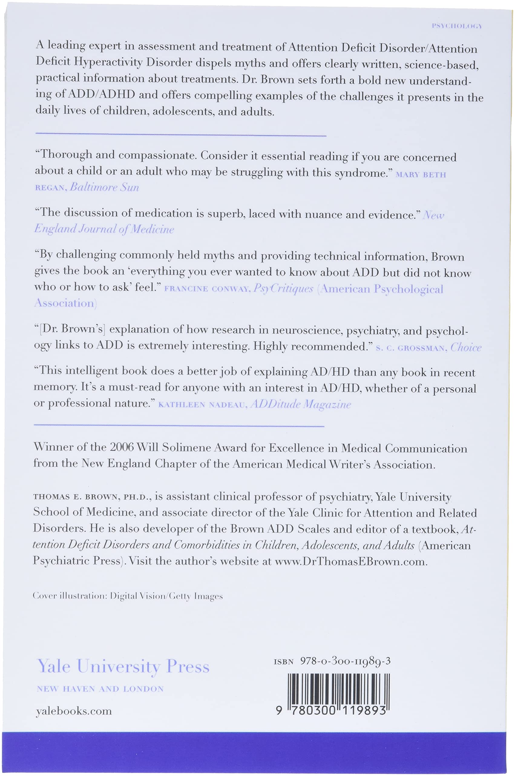 Attention Deficit Disorder: Understanding and Managing the Unfocused Mind in Children and Adults - Yale University Press Health & Wellness Book | ADHD Support for Parents, Teachers & Adults at Home, School & Workplace