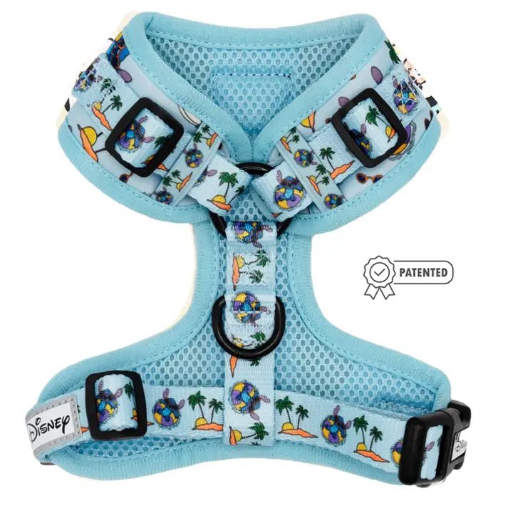 Disney Stitch Adjustable Dog Harness - Soft & Comfortable Pet Vest for Small to Medium Dogs - Perfect for Walking, Training, and Cosplay Costume
