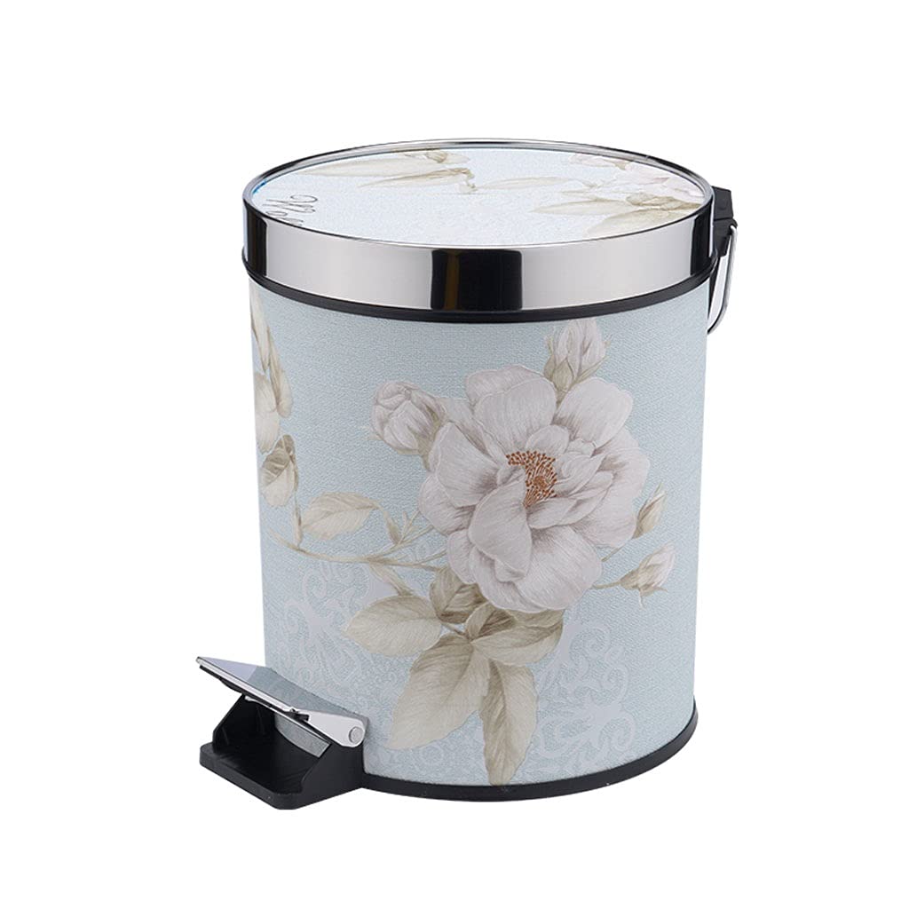 Chenxiangta8 Foot Pedal Trash Can with Lid - 13 Gallon Stainless Steel Garbage Bin for Kitchen, Office, Living Room & Bedroom | Odor-Proof Waste Basket for Home & Office Use (Queen Size)