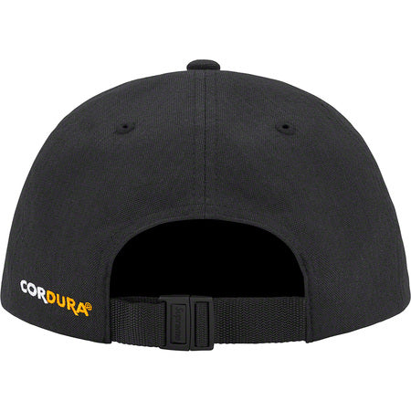 Supreme Brushed Cordura Small Box 6-Panel Baseball Cap - Black Adjustable Snapback Hat for Men & Women - Perfect for Streetwear, Hip-Hop Fashion and Urban Lifestyle