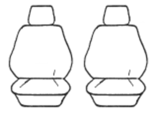 Custom Canvas Car Seat Covers for Toyota Landcruiser 100 Series (1998-2007) - 3-Row Protection - Durable & Washable - Perfect for Off-Roading, Camping & Family Adventures - Model OUT6579CHA