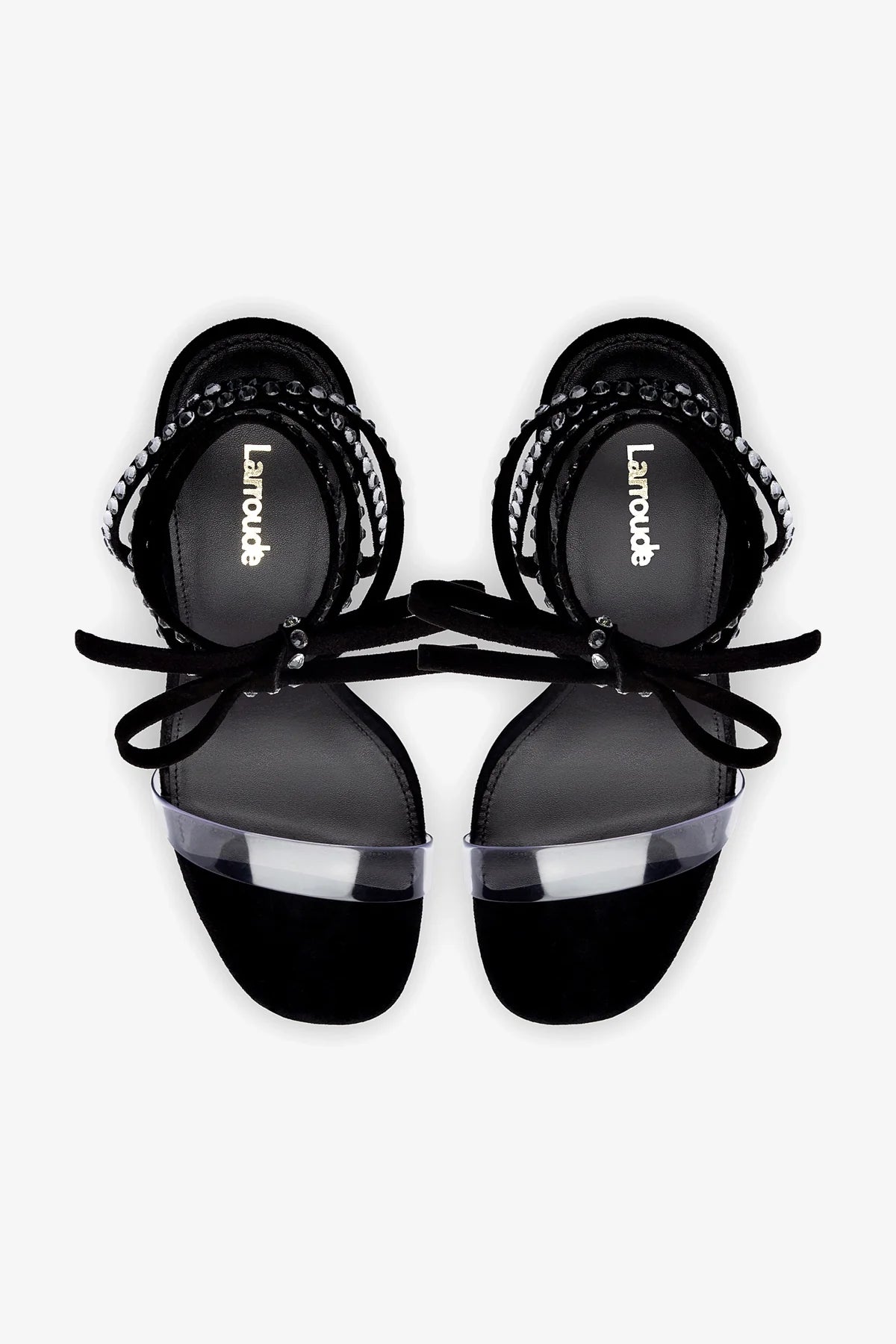 Gloria Disco Sandal Women's Black Suede & Vinyl Platform Shoes - Perfect for Night Out, Party, and Dance Events