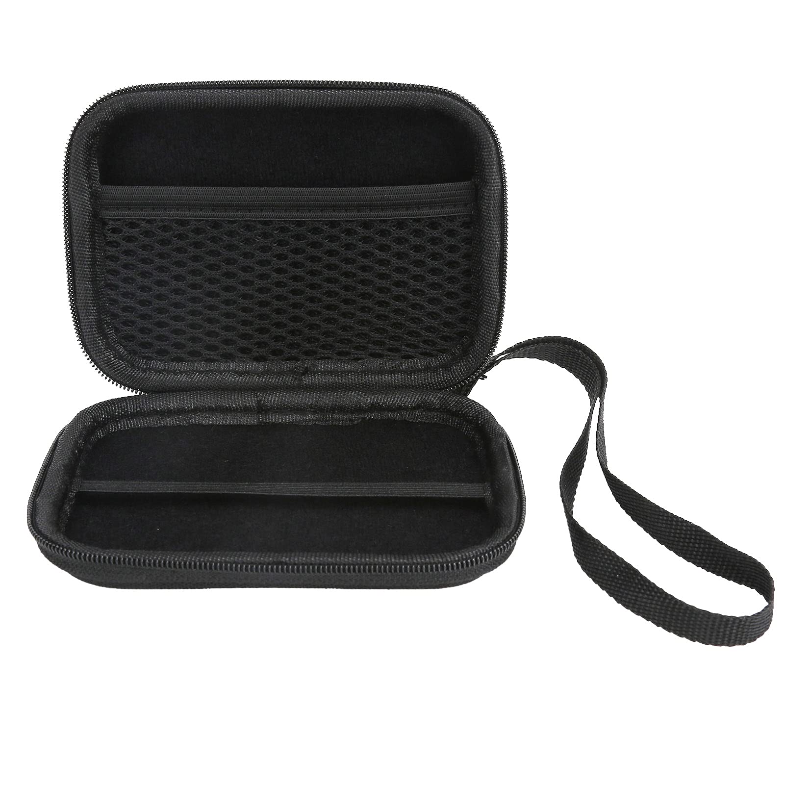 Black Hard Storage Case for Wireless Charger - Durable Outdoor & Home Use Organizer for Travel, Camping, and Daily Protection