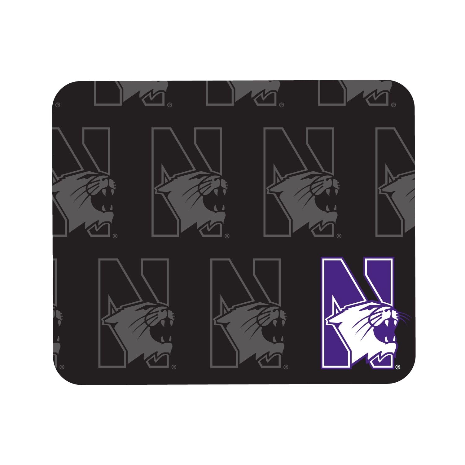 Northwestern University Mascot Mouse Pad - Standard Fabric Gaming & Office Desk Accessory with Non-Slip Base | Perfect for College Dorm, Workstation & Gaming Setup