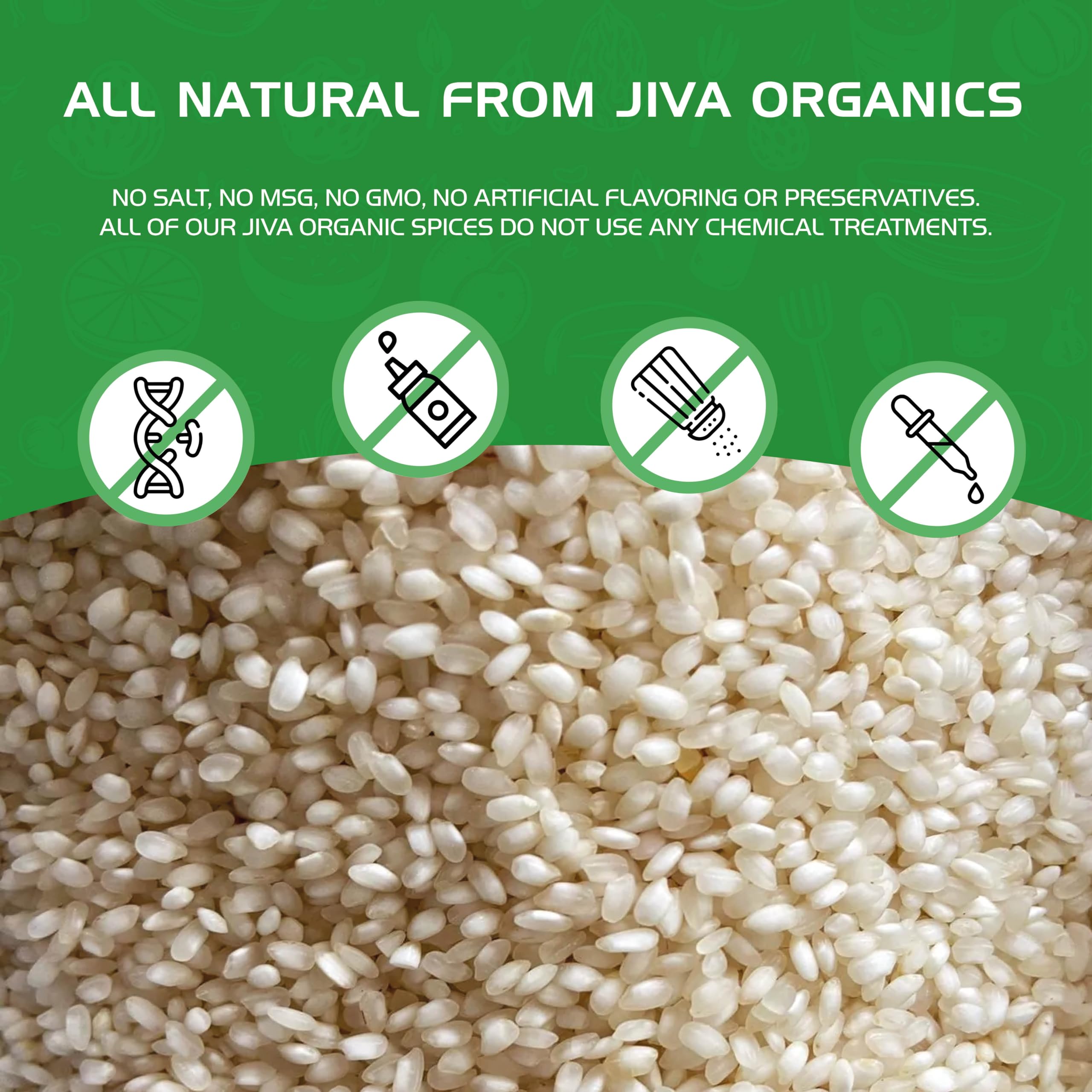 Jiva Organic Idli Rice 10 Pound Bag - Non-GMO, USDA Organic Certified, Vegan, Gluten-Free Short Grain Parboiled Rice - Perfect for Idli, Dosa & South Indian Cooking - Ideal for Breakfast, Lunch & Traditional Indian Meals
