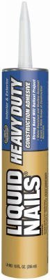 Liquid Nails LN-903 Heavy Duty Construction Adhesive 24 Pack - Tan Color for Wood, Metal, Concrete Bonding - Perfect for Home Repairs, DIY Projects & Construction Work