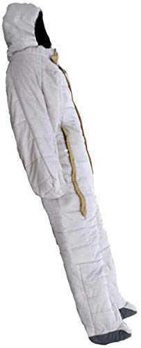 Adult Wearable Sleeping Bag with Feet - 3 Season Portable Standing Sleeping Suit for Camping, Hiking & RV Trips | Waterproof, Windproof Outdoor Gear (160-180cm) with Carry Bag | Perfect for Cold Weather Adventures, Backpacking & Emergency Preparedness