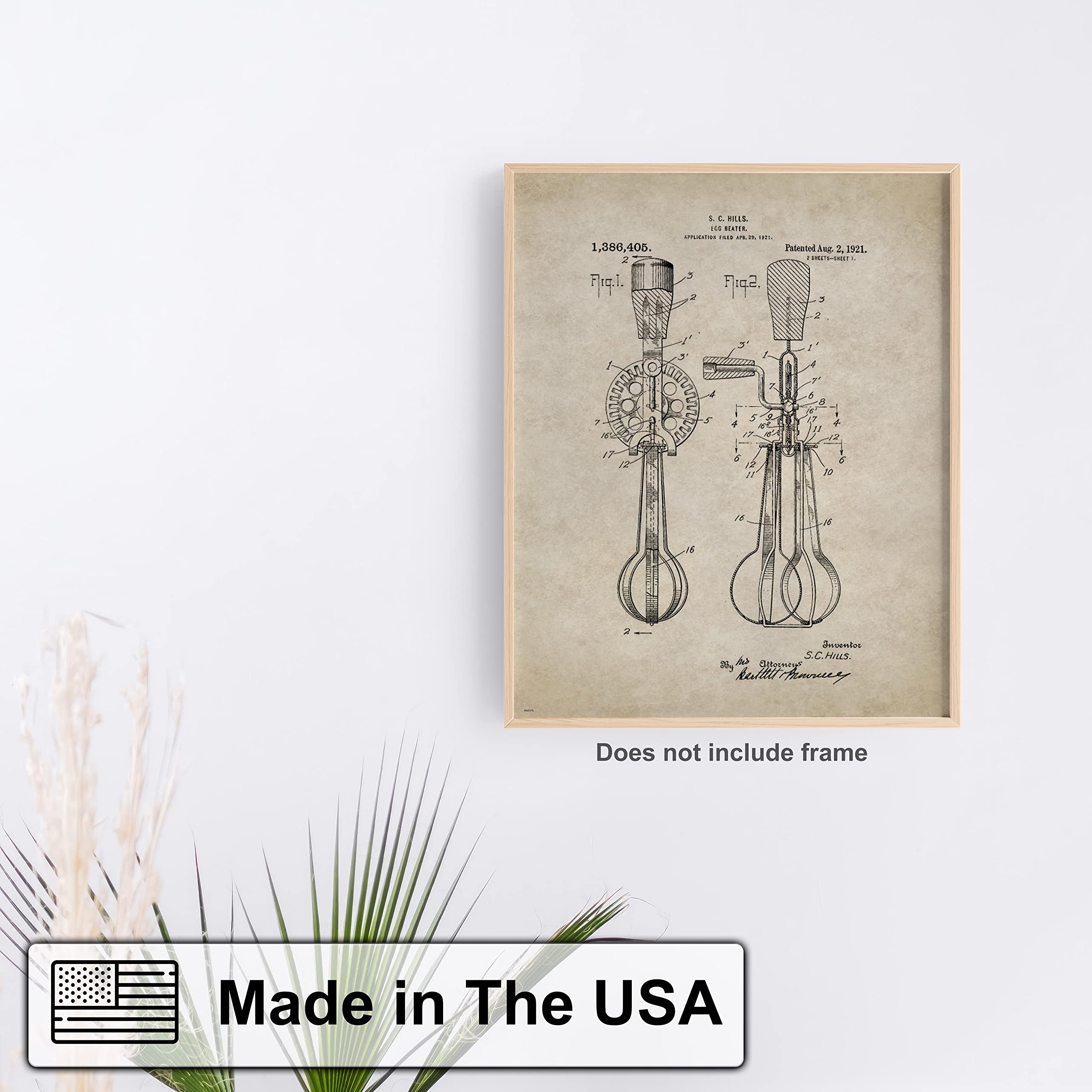 11x14 Kitchen Bakery Patent Poster Art Print - Baking Cake Pie Cupcake Pans Equipment Wall Decor - Perfect for Bakeries, Cafes & Home Kitchen Decor