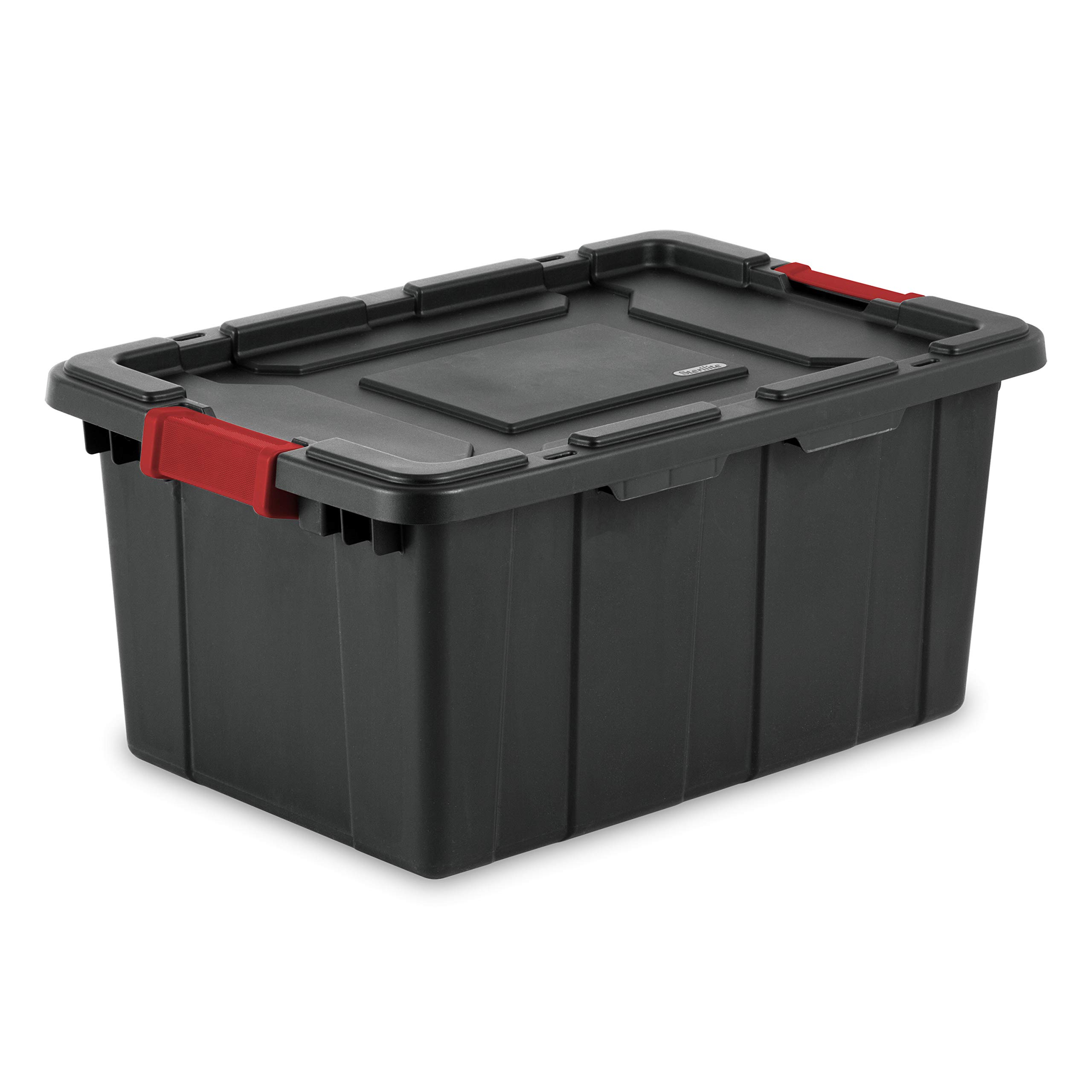 Sterilite Heavy-Duty Storage Bins Bundle - 15 Gallon (6-Pack) & 27 Gallon (4-Pack) Plastic Totes with Secure Latching Lids - Perfect for Home Organization, Garage Storage, and Industrial Use