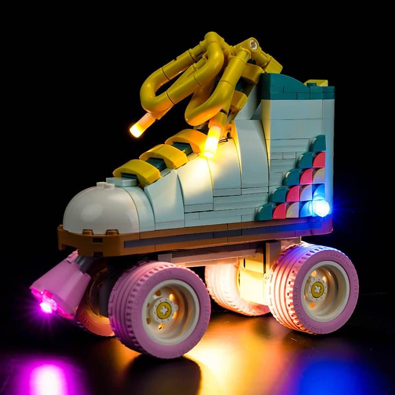 LEGO Retro Roller Skate 31148 Light Kit - DIY Building Block Lighting Set for Creative Display & Nighttime Play - Perfect for LEGO Fans & Collectors
