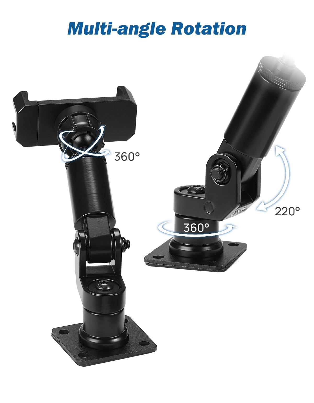 JOYTUTUS Heavy Duty Car Phone Mount for Jeep Wrangler JL (2024/JL 4XE) & Gladiator JT 2024 - Universal Dash Phone Holder Compatible with iPhone & Android Smartphones - Perfect for Off-Road Adventures & Daily Commutes