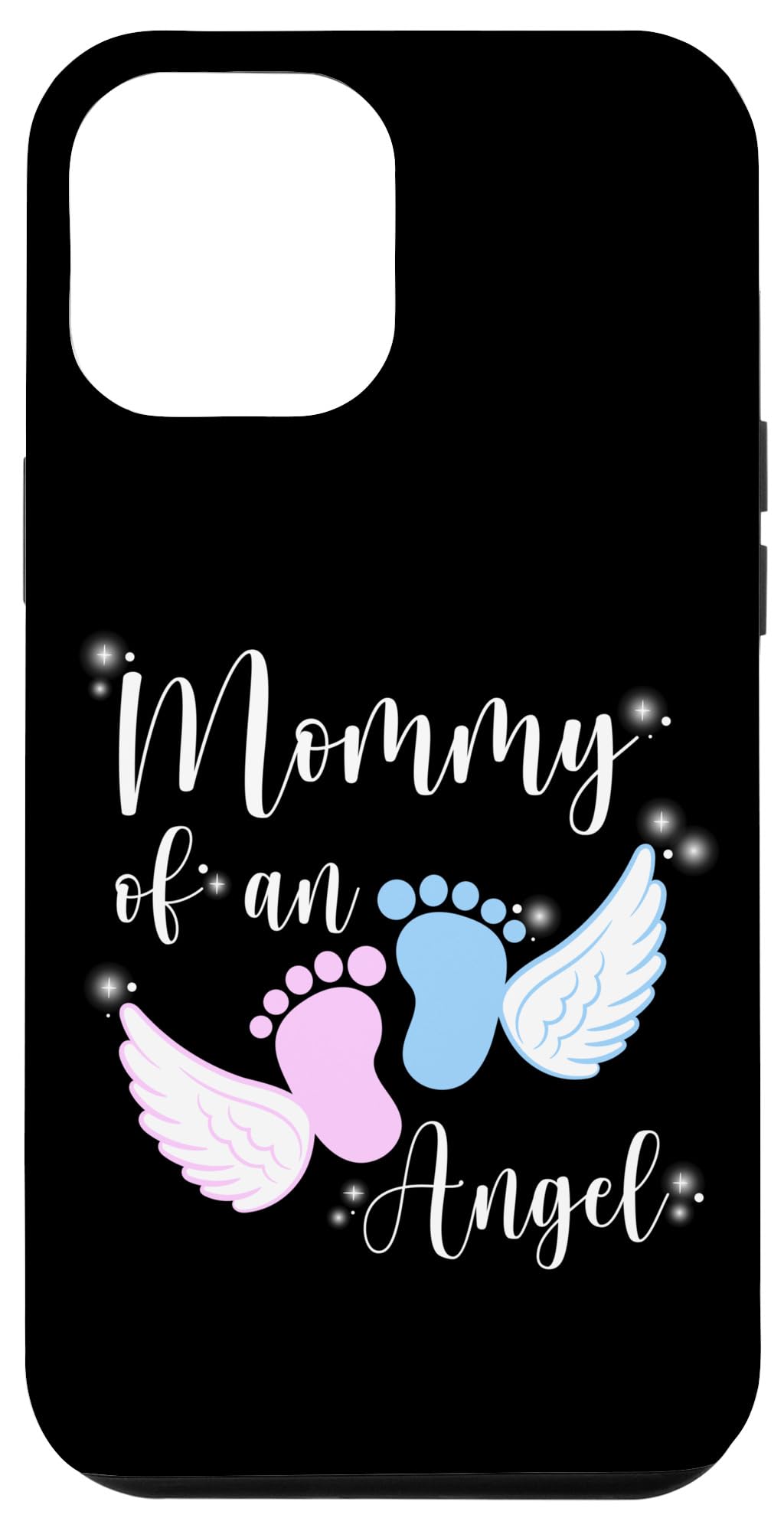 iPhone 12 Pro Max Case - Angel & Miscarriage Awareness Design for Grieving Mothers - Perfect for Pregnancy Loss Support & Memorial Gifts