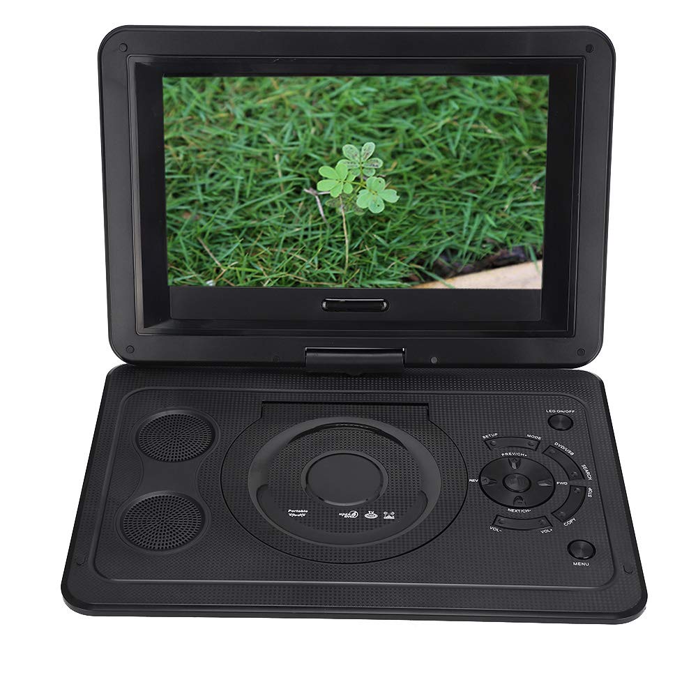 13.9-inch Portable DVD Player with MP3 Playback - Swivel Angle Adjustable HD LCD Screen, Rechargeable Battery, USB/SD Card Support & Remote Control - Perfect for Car Travel, Home Entertainment & Outdoor Adventures